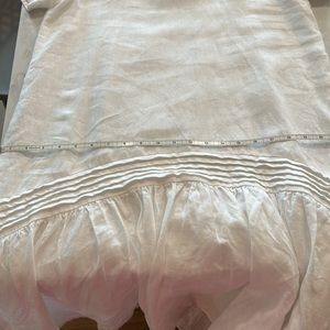 Vestito Shirred Dress White Combo - Rustic Linen
